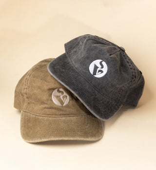 Five Panel Unstructured "V" Logo Hat