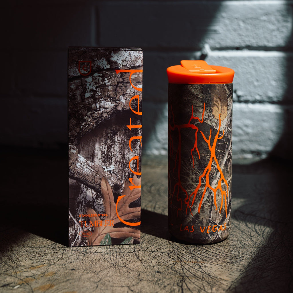 Metal / RealTree Camo Tumbler 16oz – VESTA Coffee Roasters