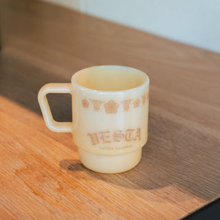 Milk Glass Mugs 8oz