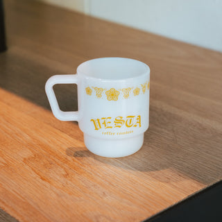 Milk Glass Mugs 8oz