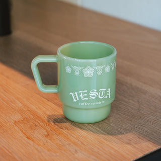 Milk Glass Mugs 8oz