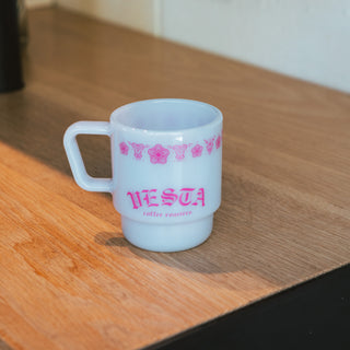 Milk Glass Mugs 8oz